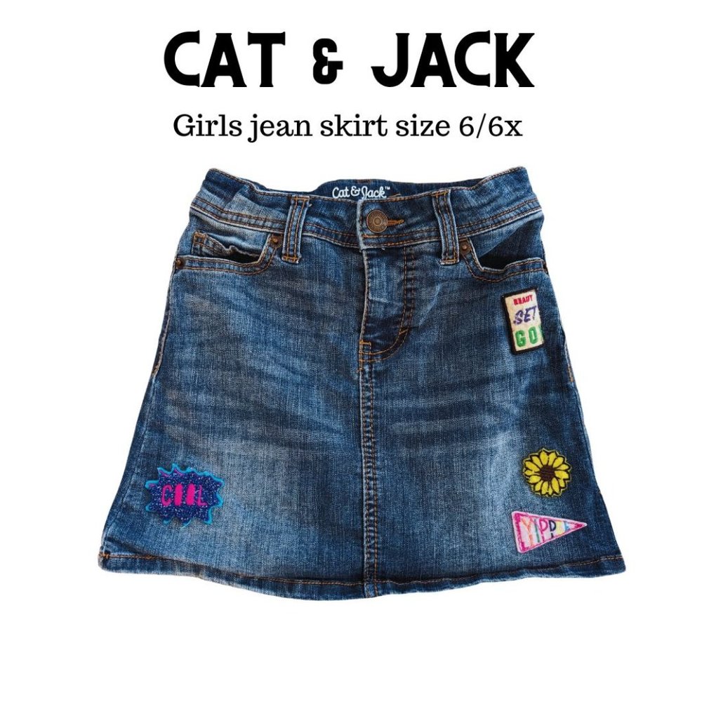 Girls Jean Skirt